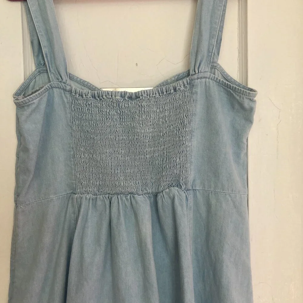 Gap 100% Cotton Sweetheart Mini Dress XL - Picture 7 of 10